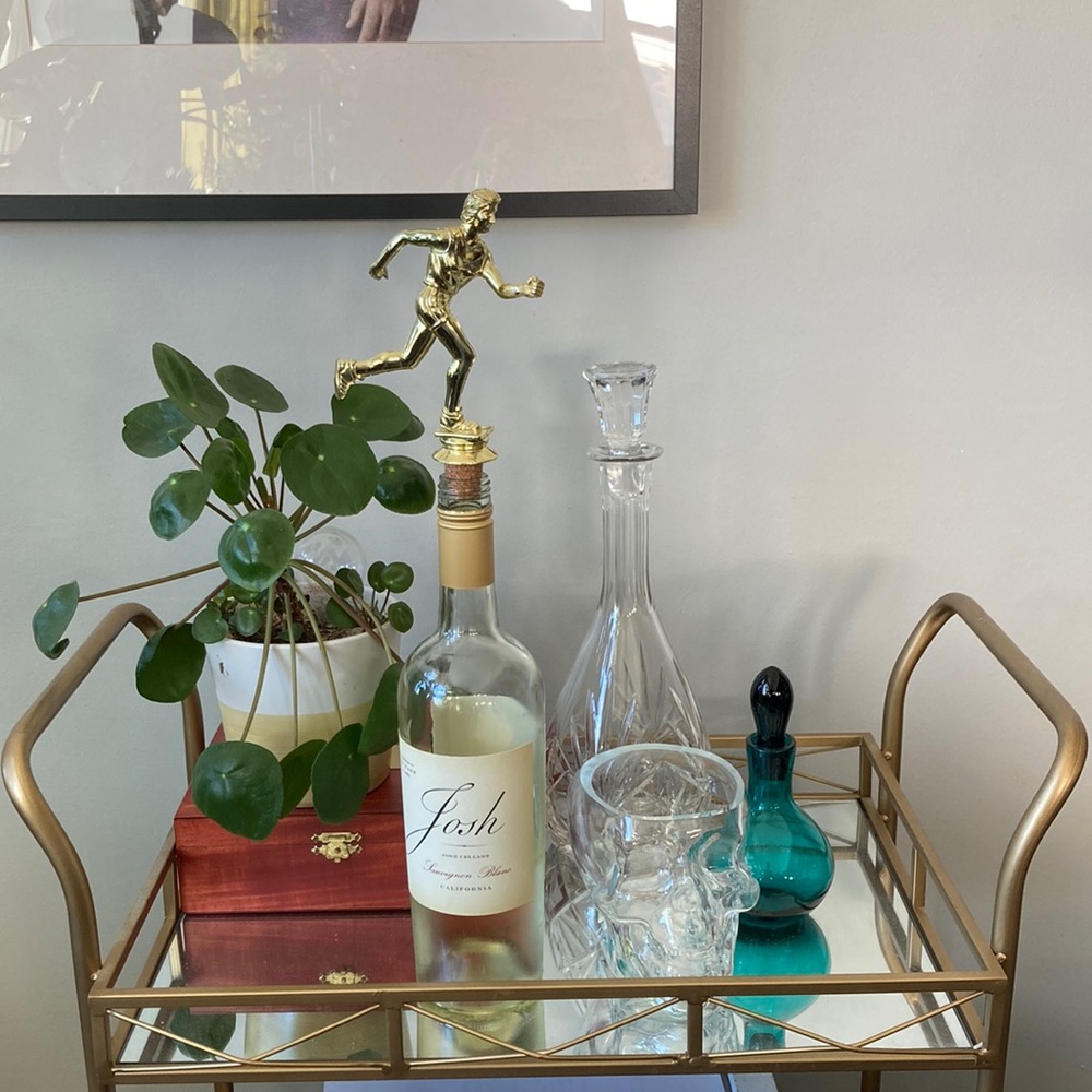 Handmade Trophy Wine Toppers-Track